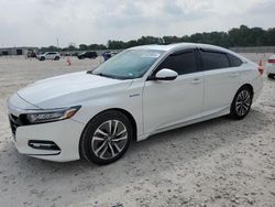 Salvage cars for sale at New Braunfels, TX auction: 2018 Honda Accord Hybrid EXL