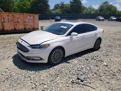 Salvage cars for sale from Copart Madisonville, TN: 2017 Ford Fusion SE