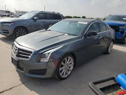 Salvage cars for sale at Grand Prairie, TX auction: 2013 Cadillac ATS Premium