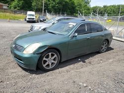 Salvage cars for sale at Finksburg, MD auction: 2003 Infiniti G35