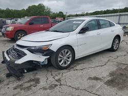 Salvage cars for sale from Copart Rogersville, MO: 2021 Chevrolet Malibu LT