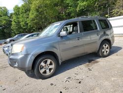 Salvage cars for sale at Austell, GA auction: 2009 Honda Pilot EXL