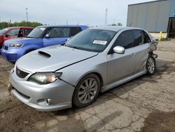 Salvage cars for sale at Woodhaven, MI auction: 2008 Subaru Impreza WRX Premium