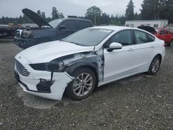 Salvage cars for sale at Graham, WA auction: 2020 Ford Fusion SE
