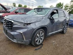 Salvage cars for sale at Elgin, IL auction: 2024 Honda Pilot Touring