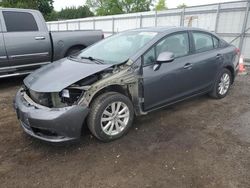 Salvage cars for sale from Copart Finksburg, MD: 2012 Honda Civic EXL