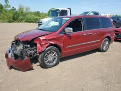 Salvage cars for sale from Copart Columbia Station, OH: 2014 Chrysler Town & Country Touring L