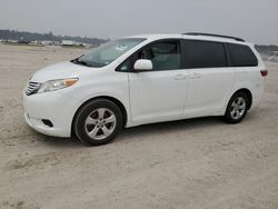 Salvage cars for sale at Houston, TX auction: 2017 Toyota Sienna LE
