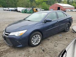 Salvage cars for sale from Copart Mendon, MA: 2017 Toyota Camry LE