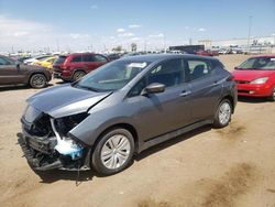 Salvage cars for sale at Brighton, CO auction: 2023 Nissan Leaf S