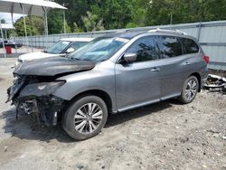 Nissan salvage cars for sale: 2018 Nissan Pathfinder S