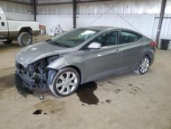 Salvage cars for sale at Des Moines, IA auction: 2013 Hyundai Elantra GLS