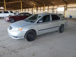 Salvage cars for sale from Copart Phoenix, AZ: 2003 Toyota Corolla CE