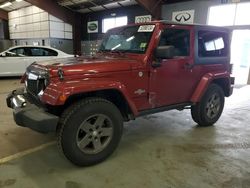 Salvage cars for sale at East Granby, CT auction: 2013 Jeep Wrangler Sport