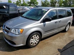 Salvage cars for sale at Bridgeton, MO auction: 2015 Dodge Grand Caravan SE