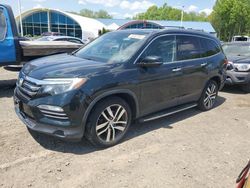 Salvage cars for sale at East Granby, CT auction: 2016 Honda Pilot Touring