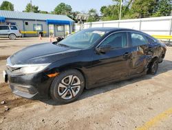 Honda salvage cars for sale: 2017 Honda Civic LX