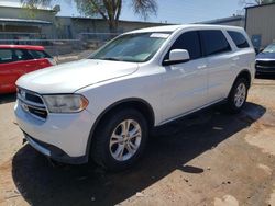 Vehiculos salvage en venta de Copart Albuquerque, NM: 2013 Dodge Durango SXT