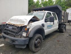 Salvage cars for sale from Copart Waldorf, MD: 2010 Ford F450 Super Duty
