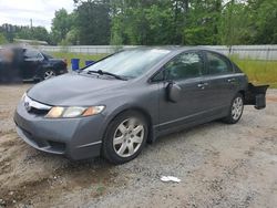 Salvage cars for sale from Copart Fairburn, GA: 2010 Honda Civic LX