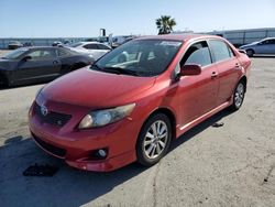 Salvage cars for sale from Copart Martinez, CA: 2010 Toyota Corolla Base