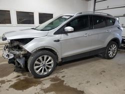 Salvage cars for sale at Blaine, MN auction: 2017 Ford Escape Titanium