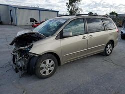Salvage cars for sale at Tulsa, OK auction: 2008 Toyota Sienna XLE