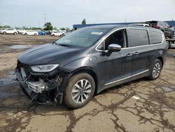Salvage cars for sale at Woodhaven, MI auction: 2022 Chrysler Pacifica Hybrid Limited