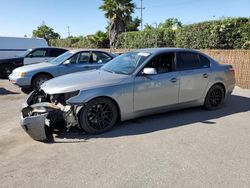 Salvage cars for sale at San Martin, CA auction: 2004 BMW 530 I
