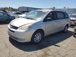 Salvage cars for sale at Vallejo, CA auction: 2004 Toyota Sienna CE