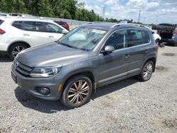 Salvage cars for sale at Riverview, FL auction: 2014 Volkswagen Tiguan S