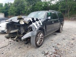 Salvage cars for sale at Hueytown, AL auction: 2017 Ford Expedition EL Platinum