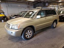 Salvage cars for sale at Wheeling, IL auction: 2003 Toyota Highlander Limited