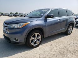 Vehiculos salvage en venta de Copart San Antonio, TX: 2015 Toyota Highlander Limited