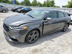 Salvage cars for sale from Copart Walton, KY: 2017 Ford Fusion Sport