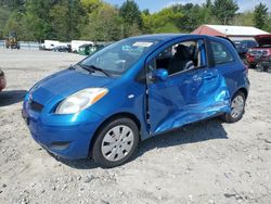 Salvage cars for sale from Copart Mendon, MA: 2009 Toyota Yaris