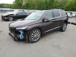 Chevrolet Traverse Premier salvage cars for sale: 2022 Chevrolet Traverse Premier