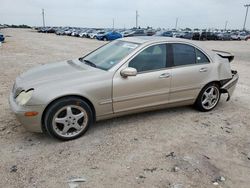 Salvage cars for sale at Temple, TX auction: 2002 Mercedes-Benz C 320