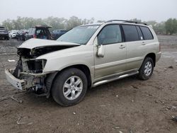 Salvage cars for sale at Baltimore, MD auction: 2002 Toyota Highlander Limited