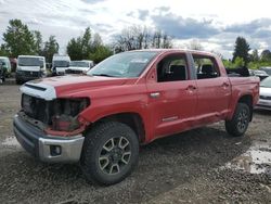 Salvage cars for sale at Portland, OR auction: 2015 Toyota Tundra Crewmax SR5