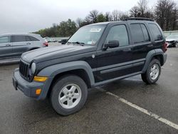Salvage cars for sale from Copart Brookhaven, NY: 2007 Jeep Liberty Sport
