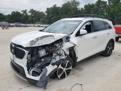 Vehiculos salvage en venta de Copart Ocala, FL: 2017 KIA Sorento EX
