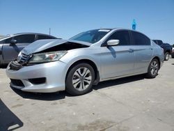 Salvage cars for sale at Grand Prairie, TX auction: 2014 Honda Accord LX