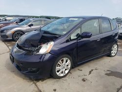 Salvage cars for sale at Grand Prairie, TX auction: 2009 Honda FIT Sport