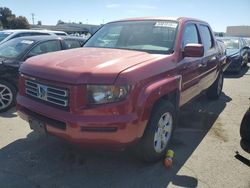 Salvage cars for sale from Copart Martinez, CA: 2006 Honda Ridgeline RTS