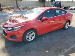 Salvage cars for sale at Rancho Cucamonga, CA auction: 2019 Chevrolet Cruze LT