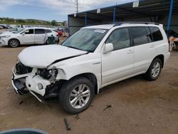 Salvage cars for sale at Colorado Springs, CO auction: 2006 Toyota Highlander Hybrid