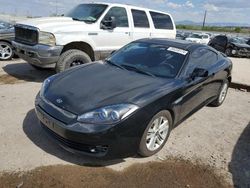 Salvage cars for sale at Tucson, AZ auction: 2007 Hyundai Tiburon GS