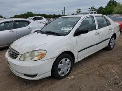 Toyota Corolla ce salvage cars for sale: 2003 Toyota Corolla CE