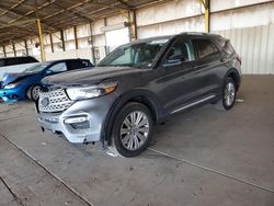 Salvage cars for sale at Phoenix, AZ auction: 2021 Ford Explorer Limited